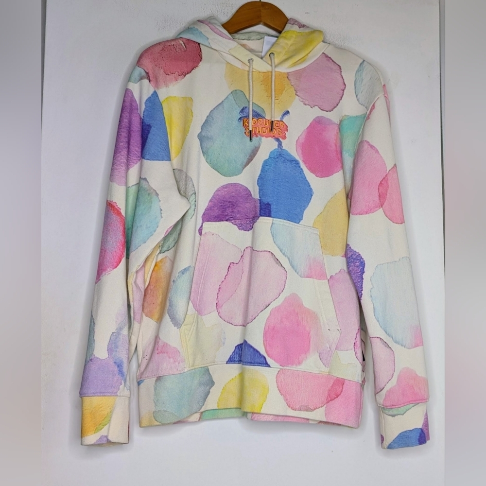 PUMA X KIDSUPER STUDIOS AOP PRINTED HOODIE men's size small